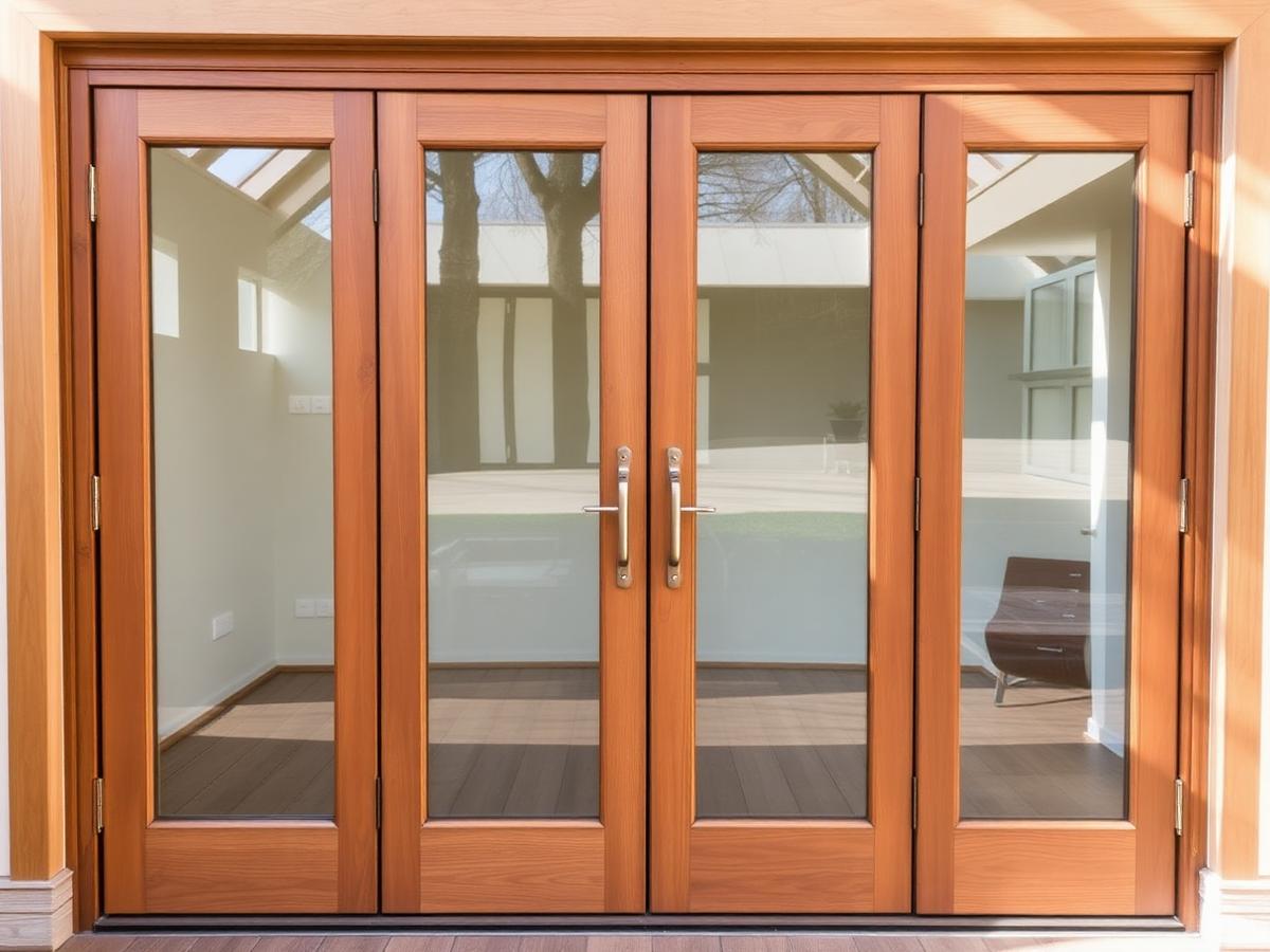 Bespoke timber French doors